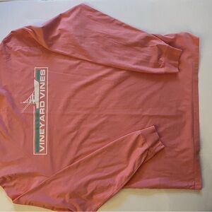 Vineyard Vines Pink Pocket Tee